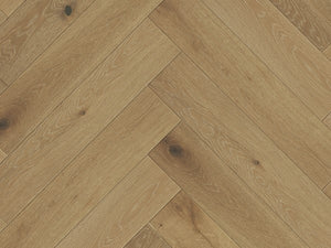 Artisan Home European Oak Citrus Brown Herringbone