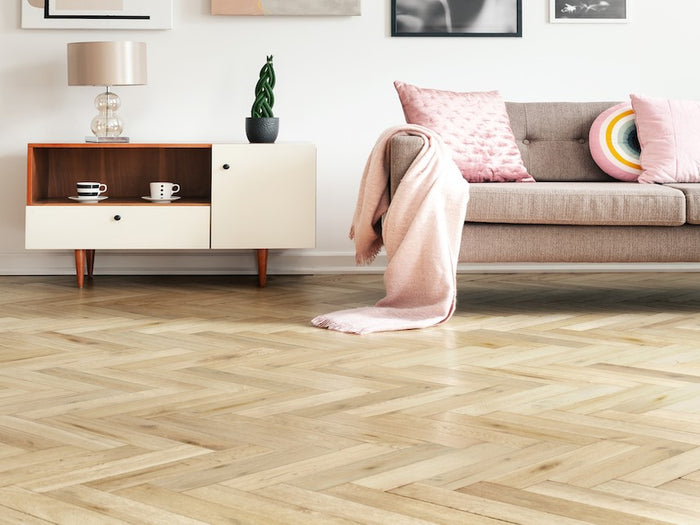 Artisan Home European Oak Perla Gris Herringbone