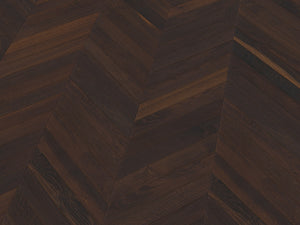 Chevron Smoked Oak Rustic Herringbone