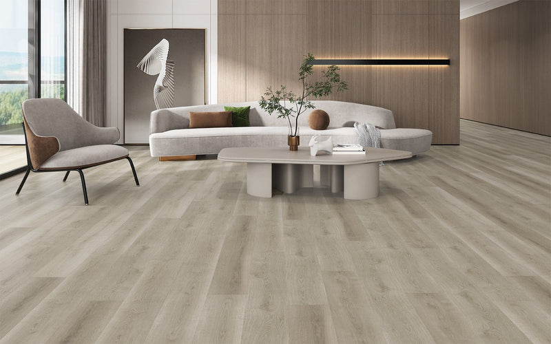 SPC Gaia White Series American Maple Evergreen Hardwood Floors INC